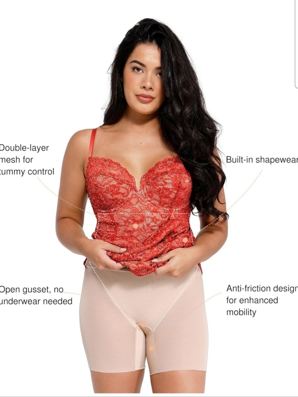 Popilush Women's Burgundy Lace V Neck Bodycon Cocktail Midi Dress Size Small - Picture 3 of 12